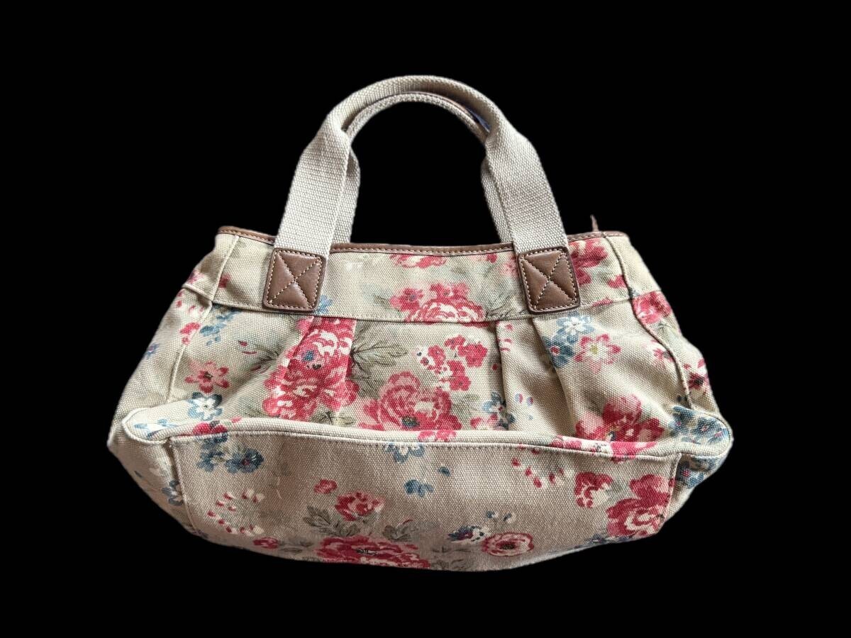 キャスキッドソン　ハンドバッグ　コットン　花柄　定番商品_画像2