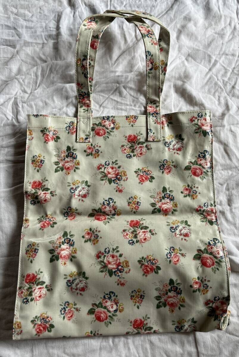 Cath Kidston キャスキッドソン 花柄 長期保管品 ハンドバッグ ビニール製 トート_画像2