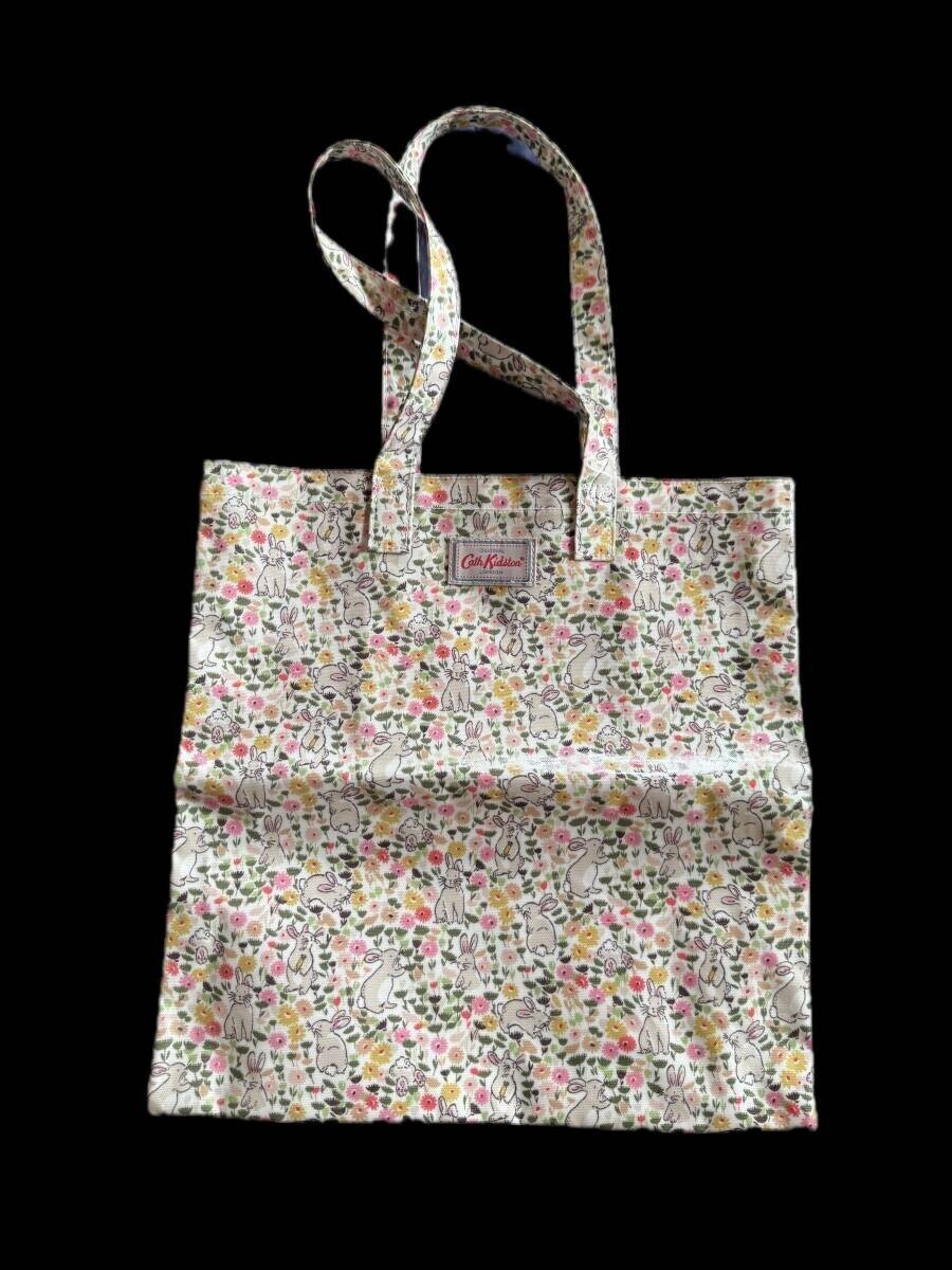 キャスキッドソン　肩がけバッグ　トートバッグ　エコバッグ　ウサギ柄　アニマル柄_画像1