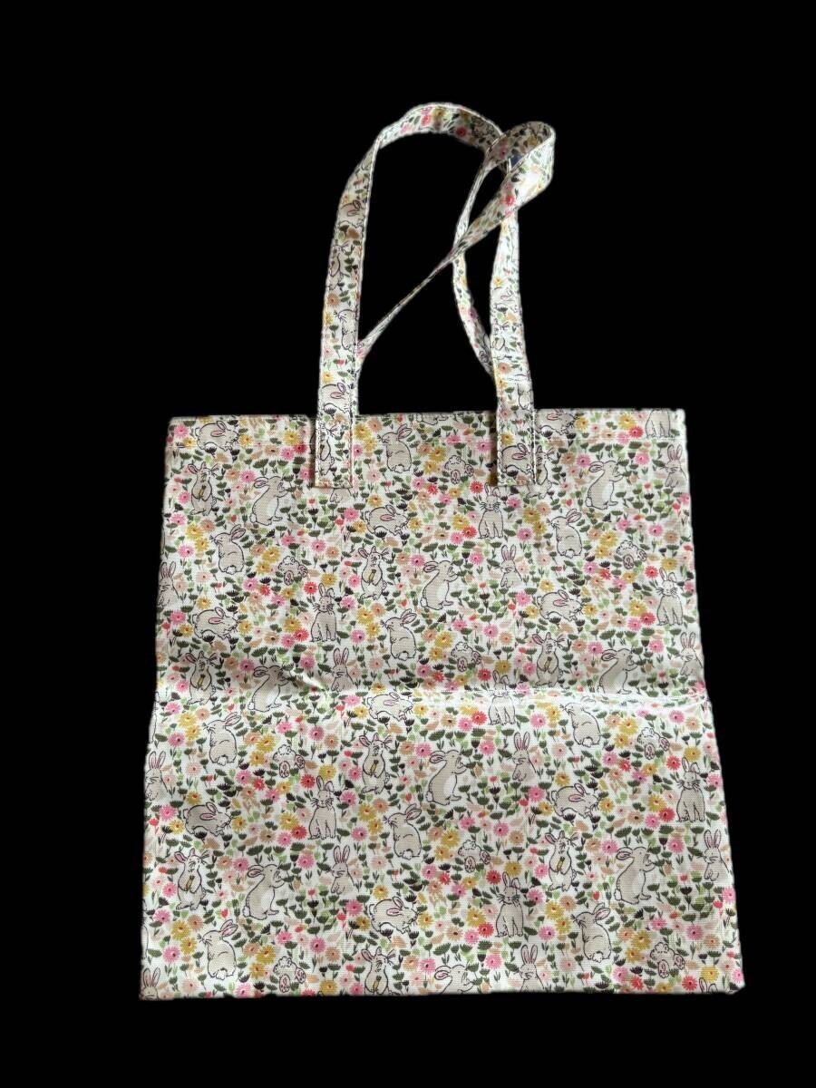 キャスキッドソン　肩がけバッグ　トートバッグ　エコバッグ　ウサギ柄　アニマル柄_画像3