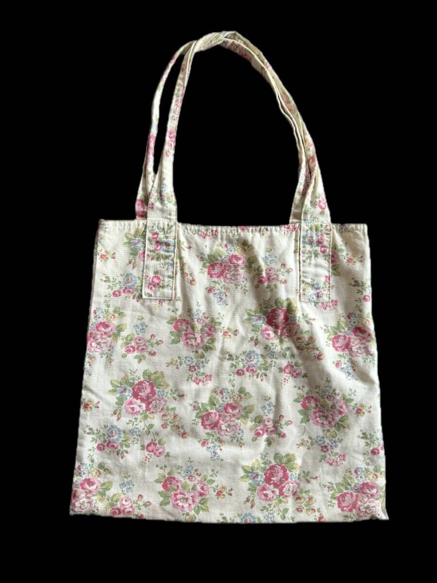 キャスキッドソン　コットンバッグ　肩掛けバッグ　ショルダーバッグ　花柄_画像2