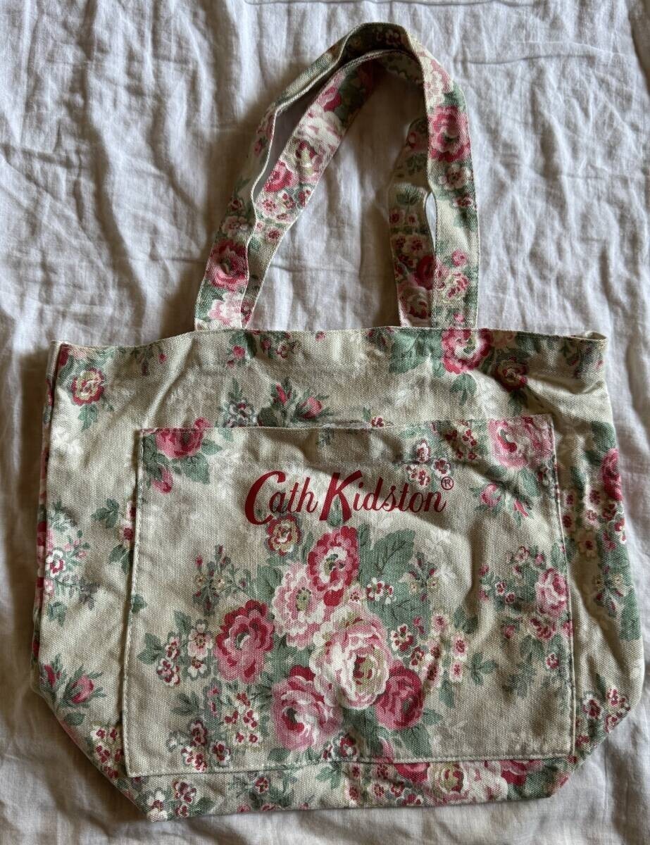 キャスキッドソン　トートバッグ　花柄　肩掛けバッグ　_画像1