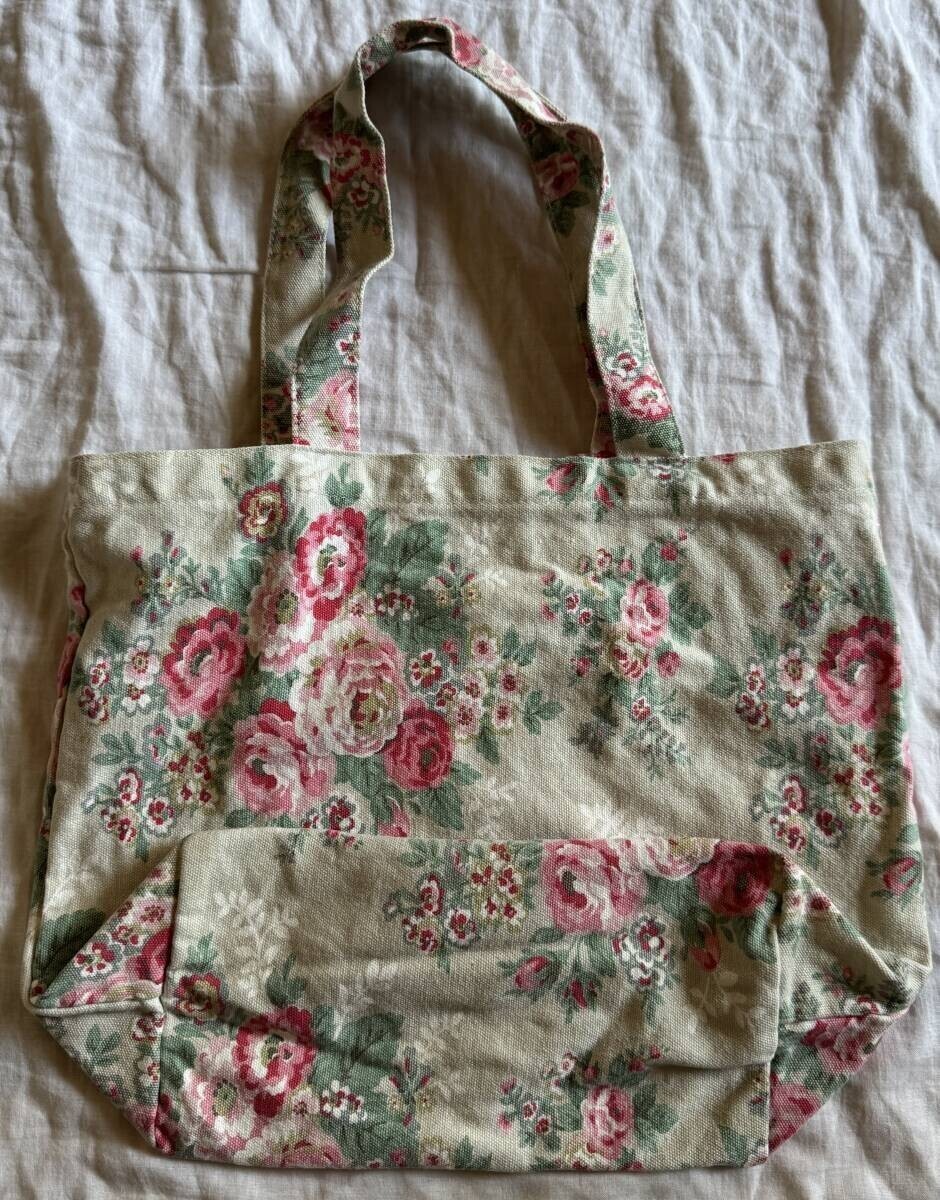 キャスキッドソン　トートバッグ　花柄　肩掛けバッグ　_画像2