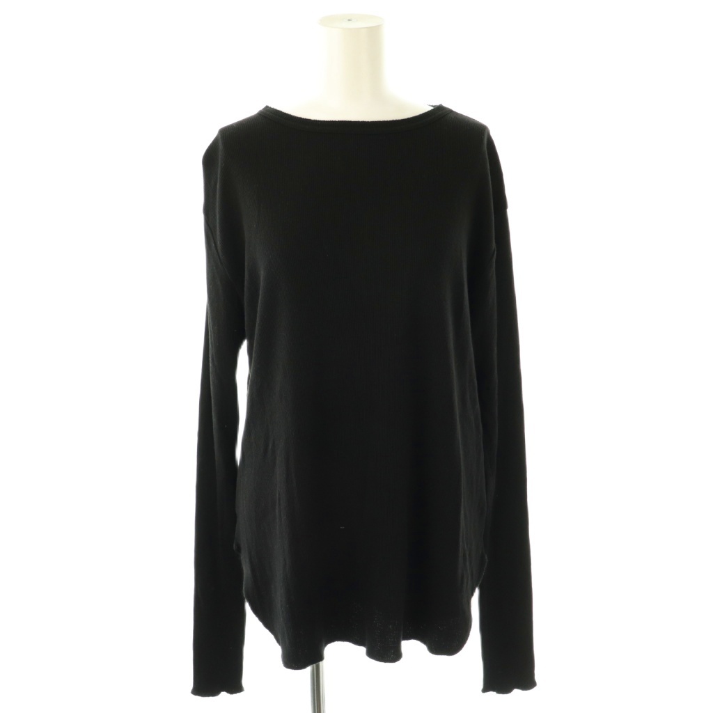 a Pal tomon Deuxieme Classe L'Appartement DEUXIEME CLASSE Rib Long Sleeve трикотажный джемпер с длинным рукавом черный /DO #OS женский 