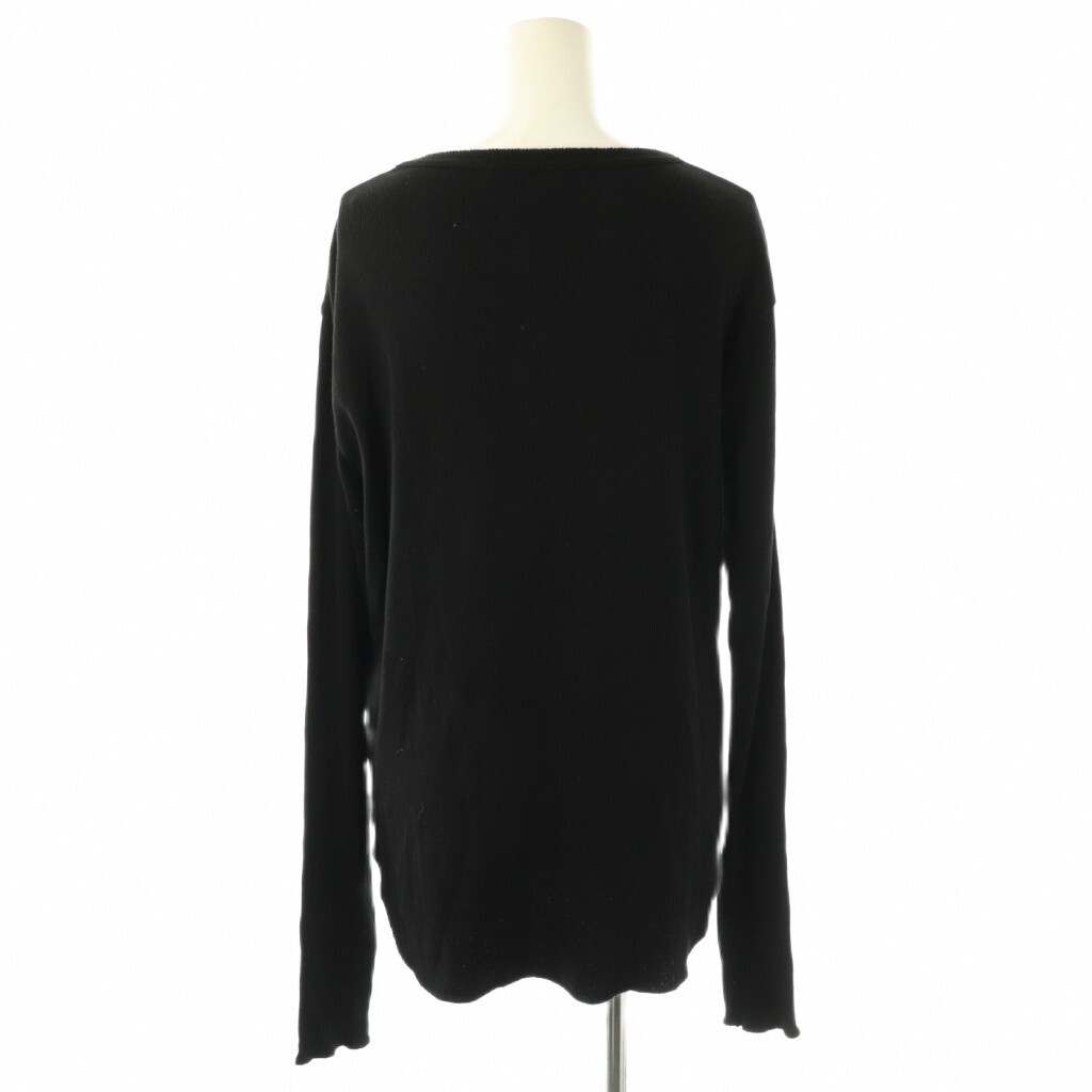 a Pal tomon Deuxieme Classe L'Appartement DEUXIEME CLASSE Rib Long Sleeve трикотажный джемпер с длинным рукавом черный /DO #OS женский 