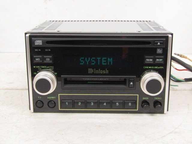 [60W A3] スバル純正 BE/BH用 レガシィマッキントッシュ オーディオデッキ [PF-40251-A] ※ジャンク品・アンプ欠品_画像1