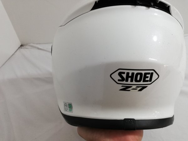 SHOEI Shoei full-face шлем Z-7 L размер 59cm белый затонированный защита 