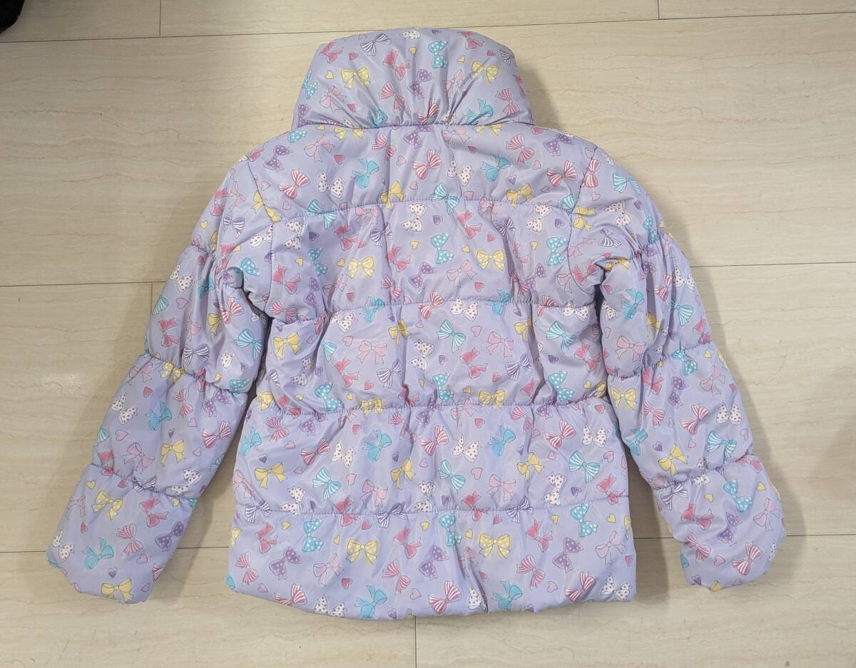 着用少 マザウェイズ 中綿入りコート サイズ140_画像3