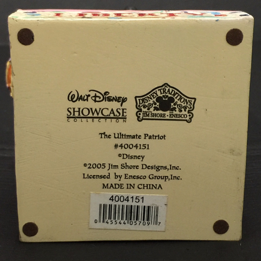 ウォルト・ディズニー ショーケース コレクション The Ultimate Patriot #4004151 置物 オブジェ 保存箱付き 現状品_画像5
