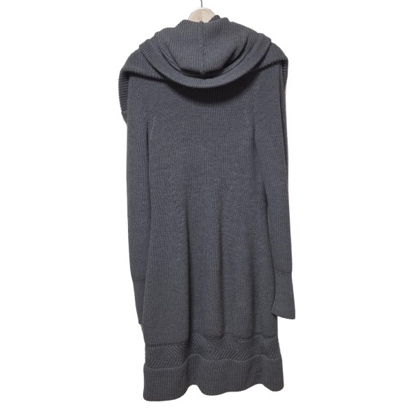 セリーヌ CELINE サイズL - ダークグレー レディース 長袖/ニット/春/秋 美品 コート_画像2