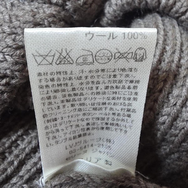 セリーヌ CELINE サイズL - ダークグレー レディース 長袖/ニット/春/秋 美品 コート_画像4