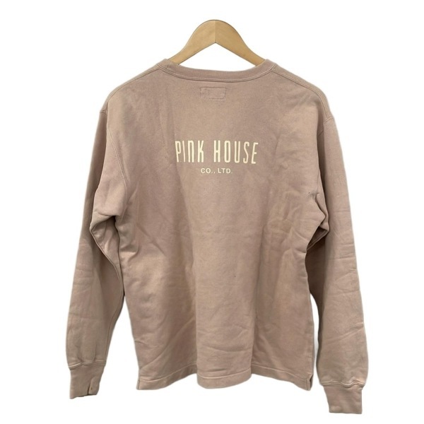 ピンクハウス PINK HOUSE トレーナー サイズM - ピンクベージュ レディース 長袖 美品 トップス_画像2