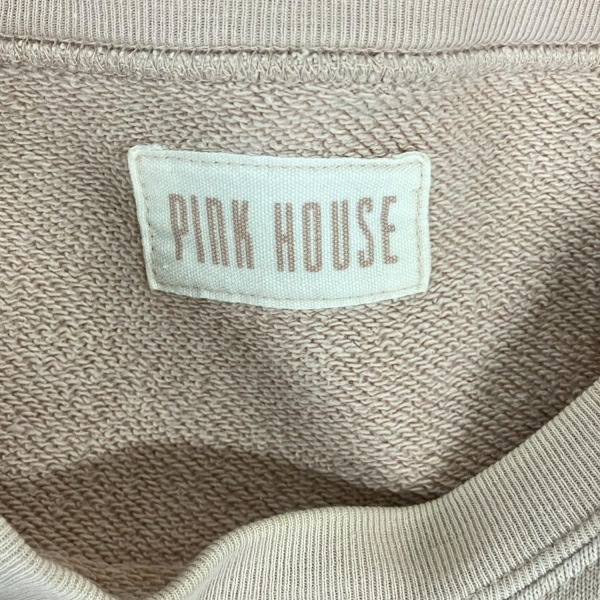 ピンクハウス PINK HOUSE トレーナー サイズM - ピンクベージュ レディース 長袖 美品 トップス_画像3