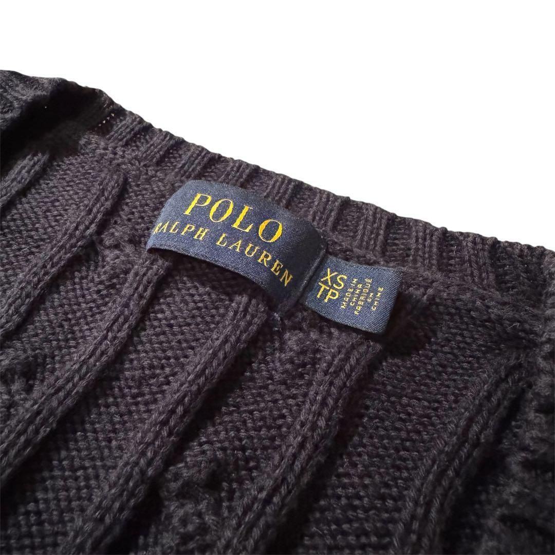 美品】ラルフローレン ケーブルニット ネイビー｜Yahoo!フリマ（旧