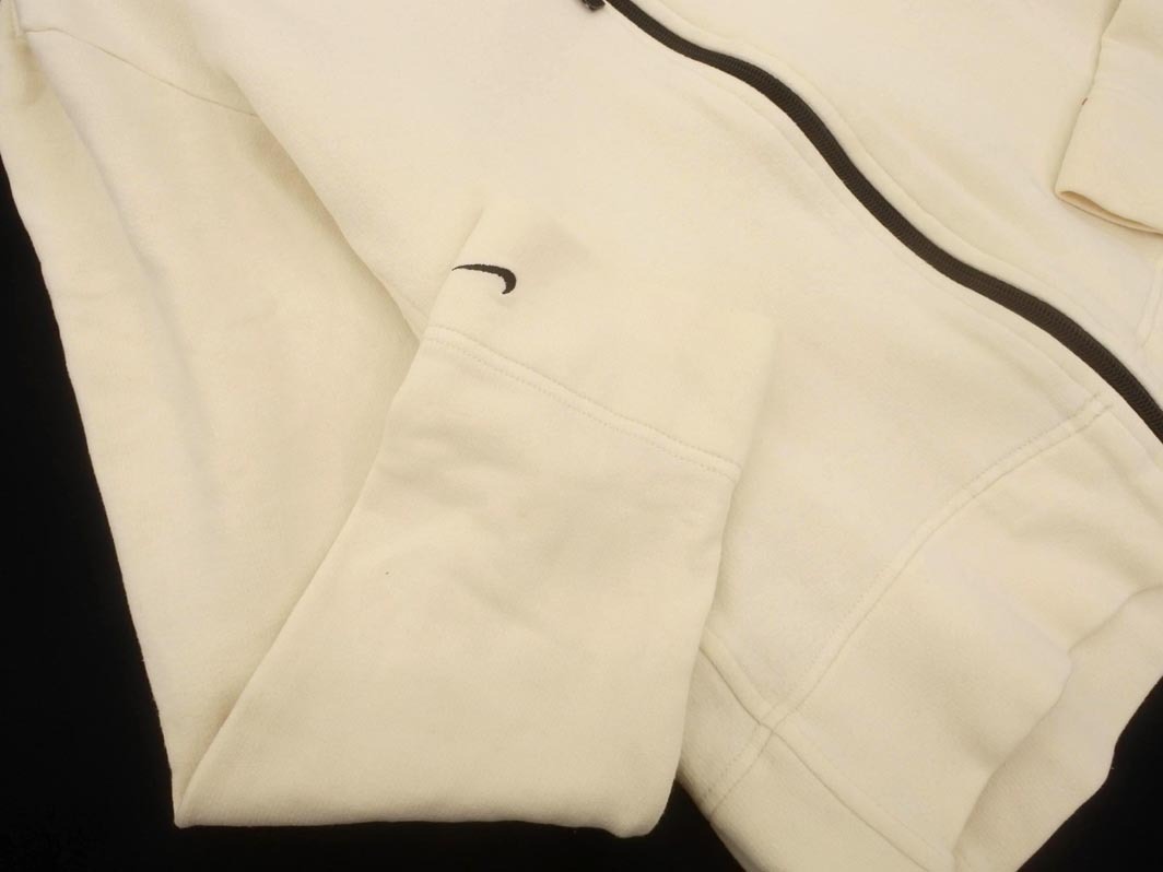 NIKE ナイキ 裏起毛 トラック ジャケット sizeM/アイボリー ◇■ ☆ fla1 レディース_画像2