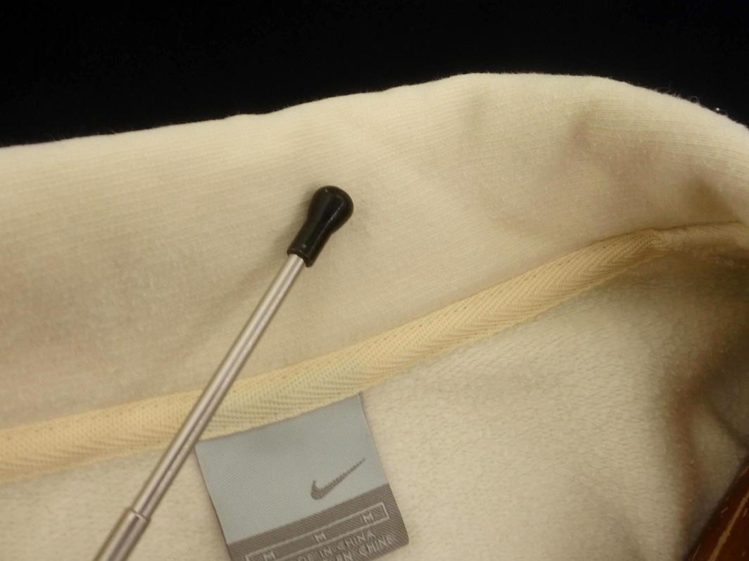 NIKE ナイキ 裏起毛 トラック ジャケット sizeM/アイボリー ◇■ ☆ fla1 レディース_画像4