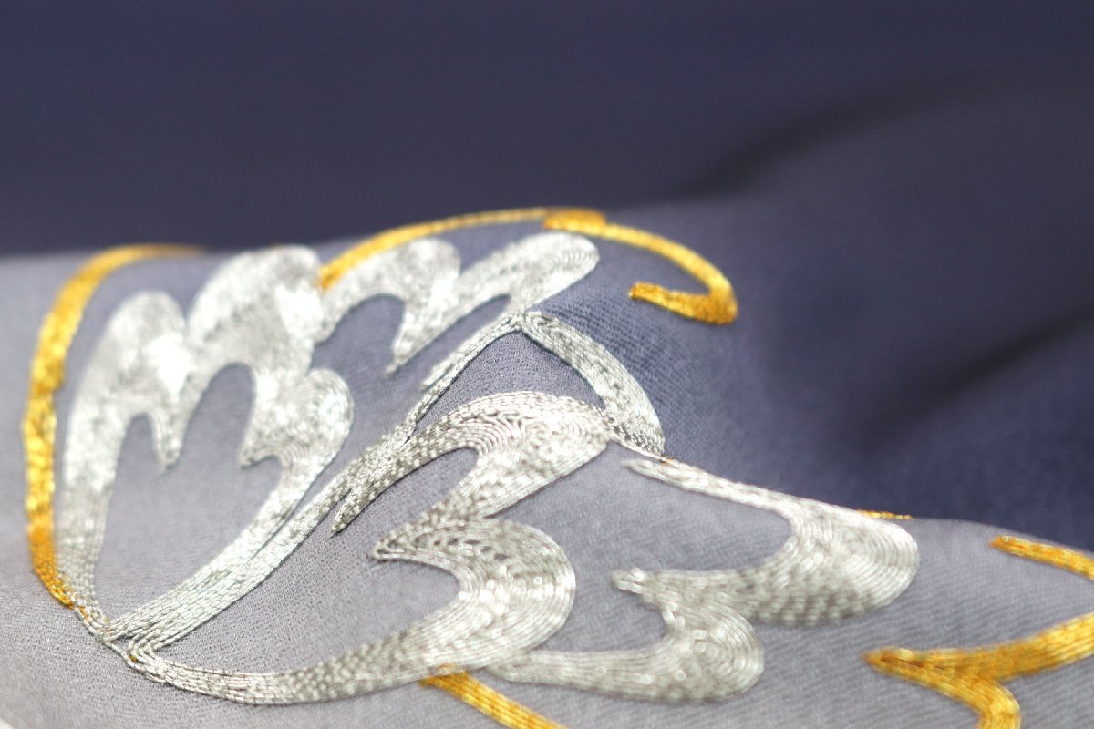 和遊館 EHK601 伝統工芸作家 十二代 藤林徳扇 苑寿織 最高級 訪問着_画像5