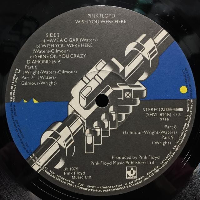 < супер SALE> время ограничено 5%OFF!! PINK FLOYD / WISH YOU WERE HERE