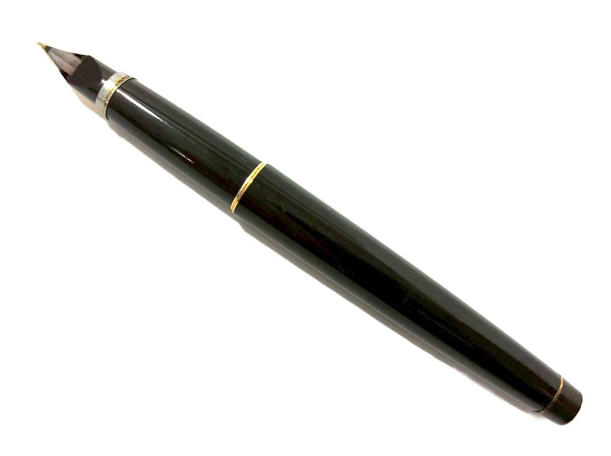■PILOT パイロット カスタム グランディー 万年筆 ペン先 14K 585 筆記用具 文房具 ブラック×ゴールド CUSTOM GRANDEE(61971NY1)_画像3