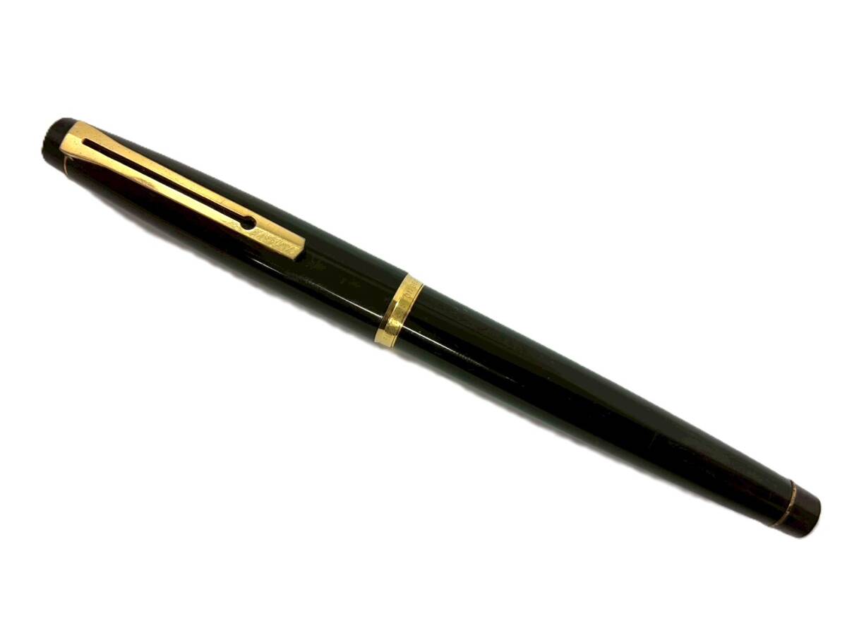 ■PILOT パイロット カスタム グランディー 万年筆 ペン先 14K 585 筆記用具 文房具 ブラック×ゴールド CUSTOM GRANDEE(61971NY1)_画像2