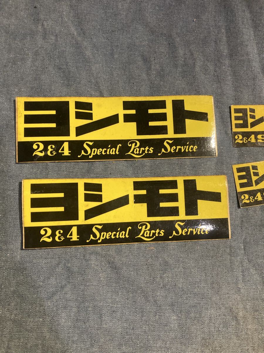 yosi Moto стикер большой ×2. маленький ×2 листов поиск NOGARO подлинная вещь старый машина 