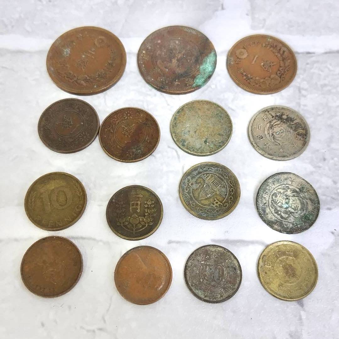 [T1129] Япония старая монета суммировать примерно 179.0g новое время sen через . монета старый монета Япония старая монета античный retro коллекция 