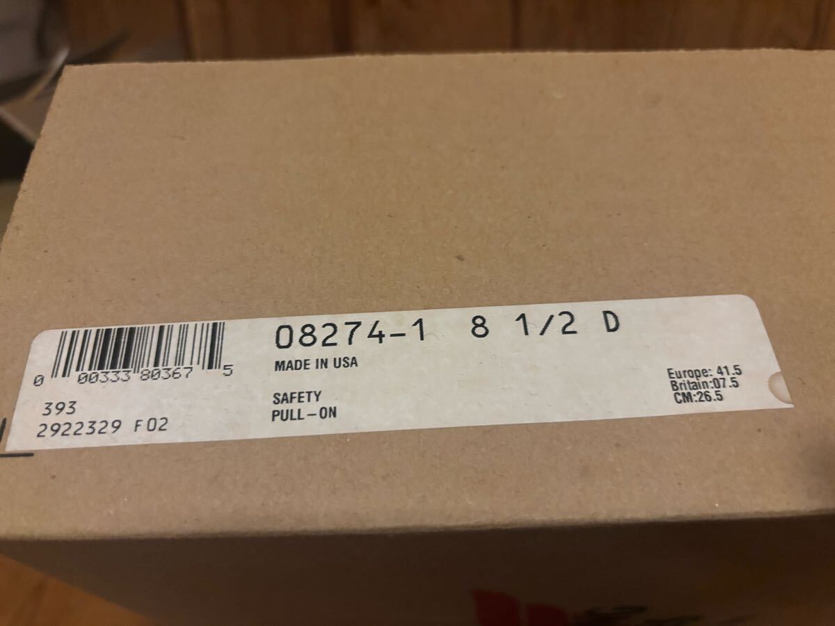 BEAMS別注　REDWING レッドウィング エンジニアブーツ ブラック スエード USA製　美USED 8274 8.5 8 1/2 D _画像7