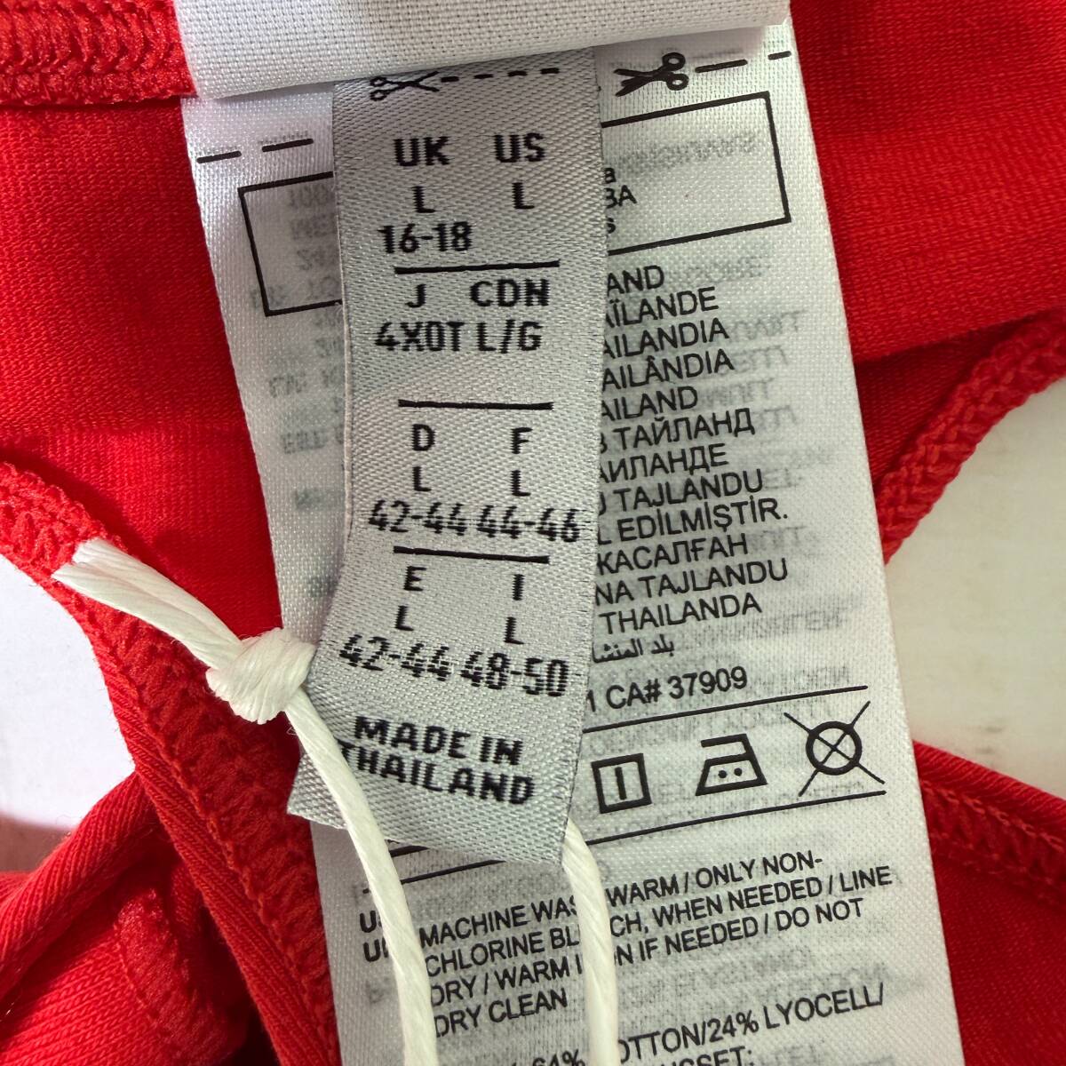 【即決】adidas アディダス レーシングショーツ(インナー用) 女性用 Tバック 下着 ブルマ Vivid Red 海外L_画像9