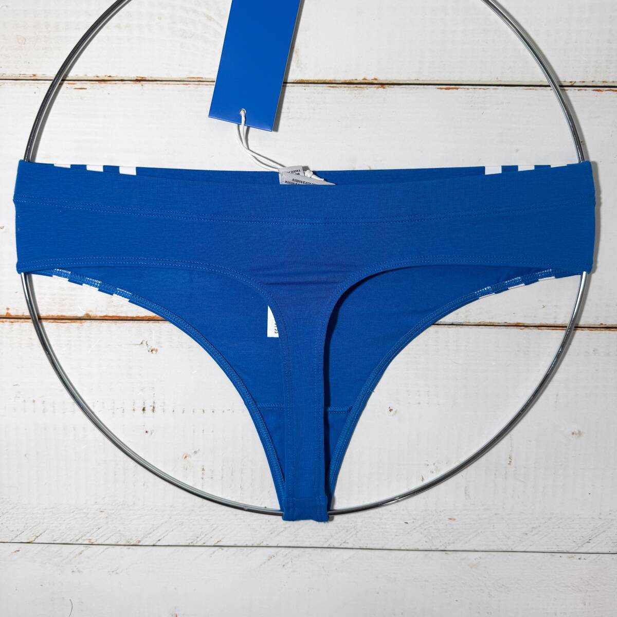 【即決】adidas アディダス レーシングショーツ(インナー用) 女性用 Tバック 下着 ブルマ Blue 海外XS_画像3