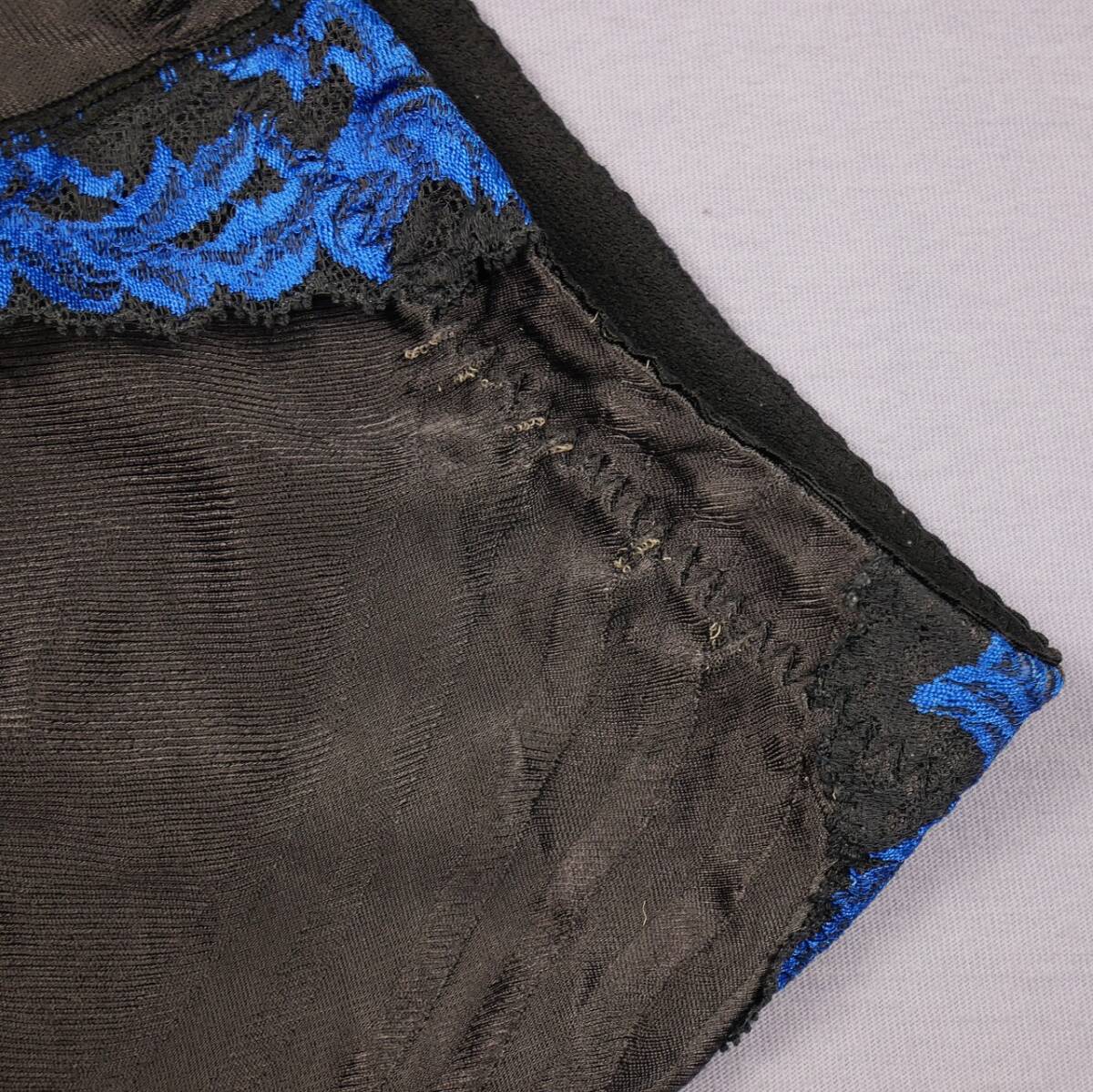 6551 マルコ モダンな花柄レース ショート丈補正ガードル EL-76 ブラック_画像8