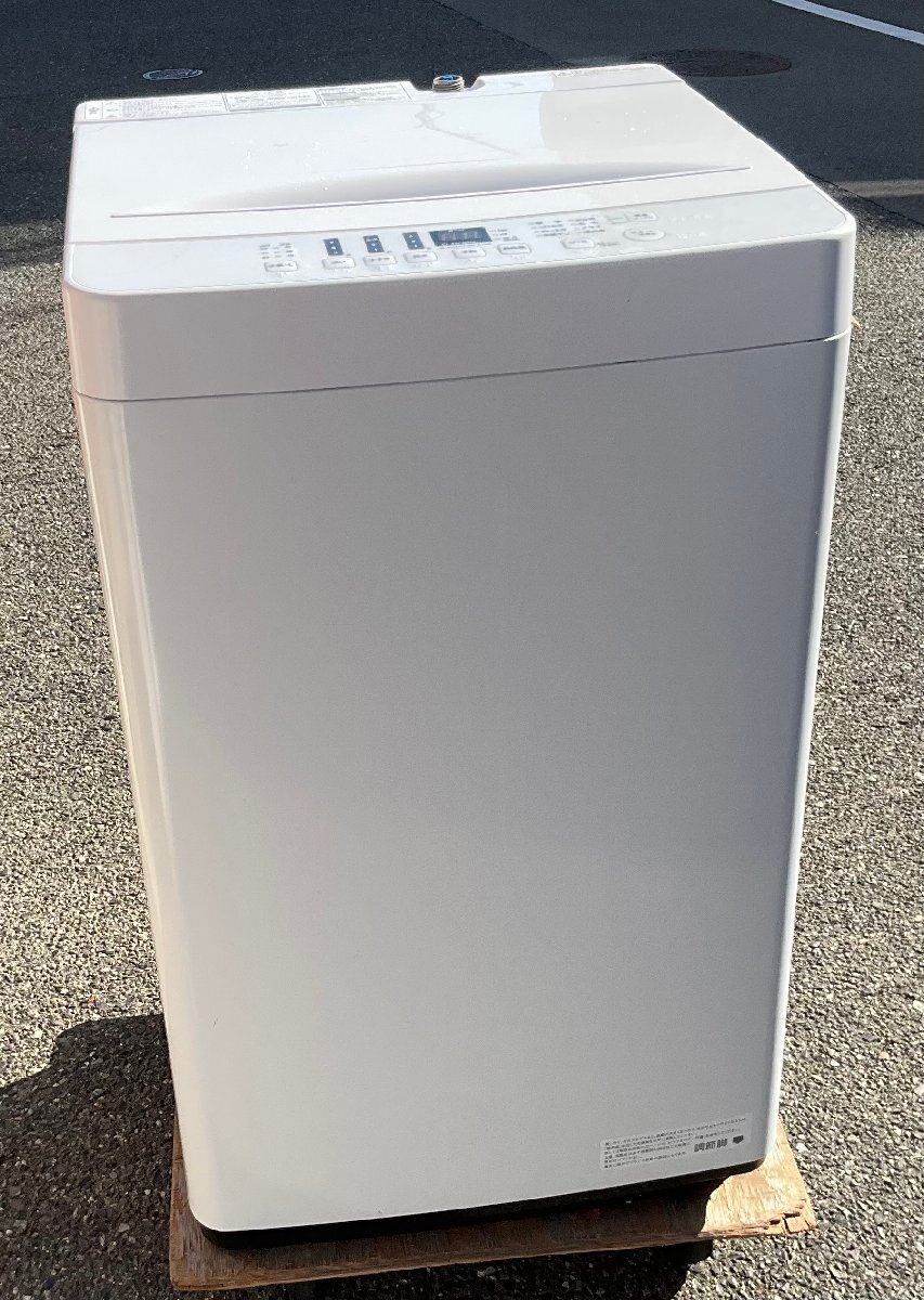 【RKGSE-381】特価！ハイセンス/5kg/全自動洗濯機/AT-WM5511-WH/中古/2021年製/店頭引取推奨商品/弊社近隣配達も可/即決あ_画像1