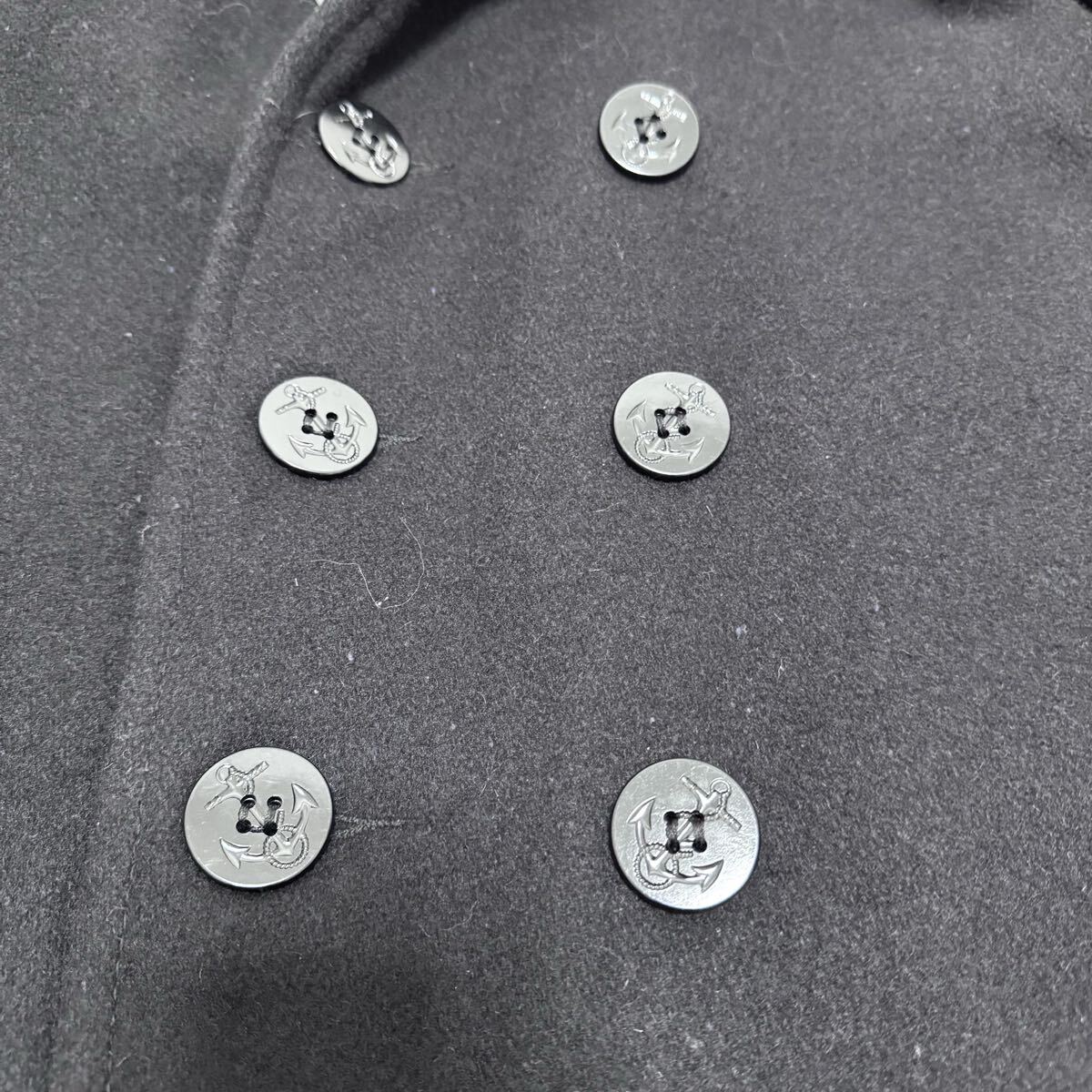 【超希少】XXLサイズ ショット Schott ピーコート Pコート USA製 米国製 740N ブラック 黒 メンズ コート アウター キルティング 42サイズ_画像6