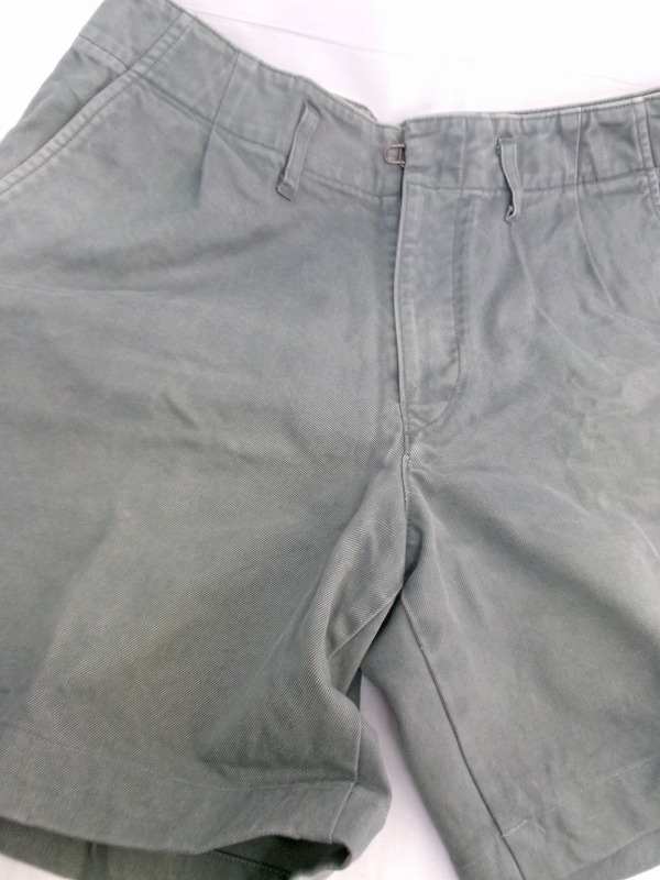 kolor カラー ショーツ ハーフパンツ 1 9SCM-P02104 グリーン 綿100% 短?　Short pants_画像3