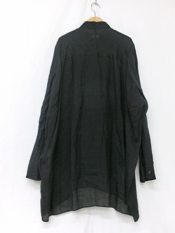 JUNYA WATANABE COMME des GARCONS ジュンヤワタナベ コムデギャルソン リネンシャツ M JQ-B001 AD2015 ブラック 麻100%_画像2