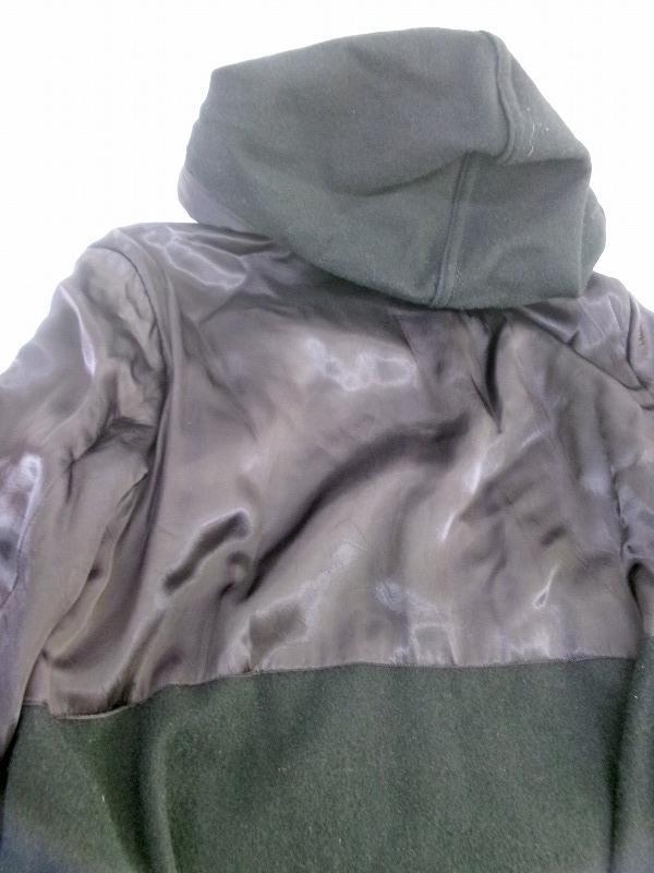 COMME des GARCONS HOMME DEUX コムデギャルソン オム ドゥ フードコート M DD-C005 AD2019 ブラック 毛90% ナイロン10%_画像4