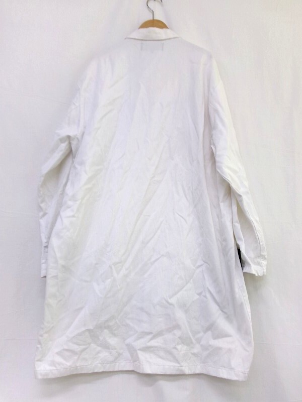 BLACK COMME des GARCONS ブラック コムデギャルソン コート XL 1I-C004 AD2021ホワイト 綿100%_画像2