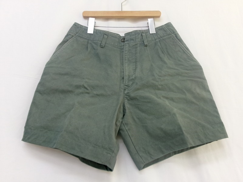 kolor カラー ショーツ ハーフパンツ 1 9SCM-P02104 グリーン 綿100% 短?　Short pants_画像1
