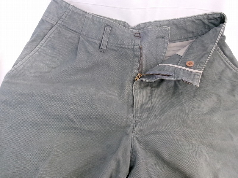 kolor カラー ショーツ ハーフパンツ 1 9SCM-P02104 グリーン 綿100% 短?　Short pants_画像2