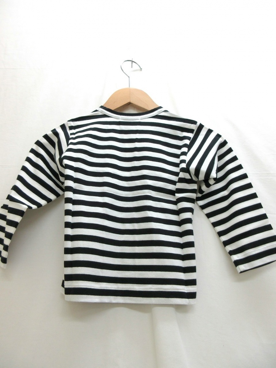 PLAY COMME des GARCONS プレイコムデギャルソン 長袖ボーダーカットソー タグ付き 2 AZ-T663 綿100%_画像2