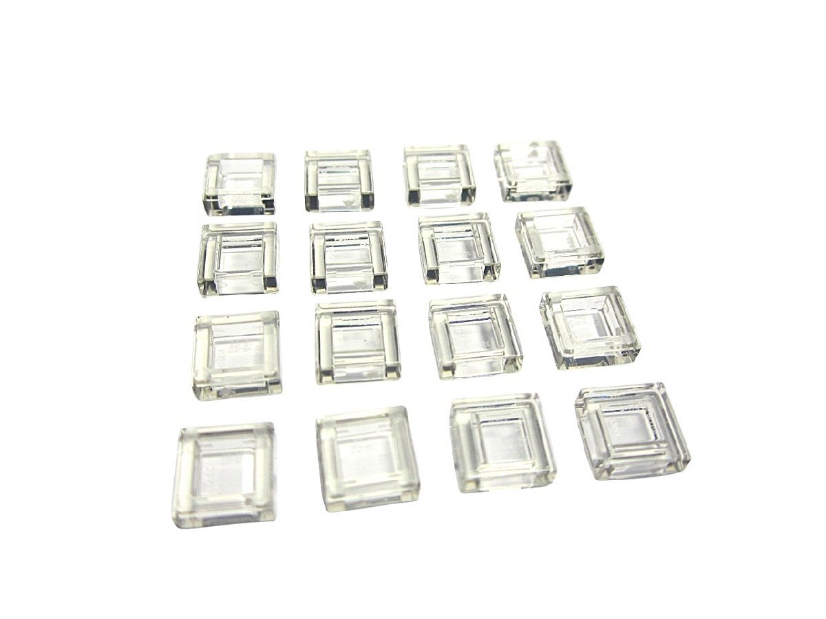 Lego * не использовался! прозрачный .1×1 прозрачный плитка 16 позиций комплект Lego * не использовался! прозрачный .1×1 прозрачный плитка 16 позиций комплект