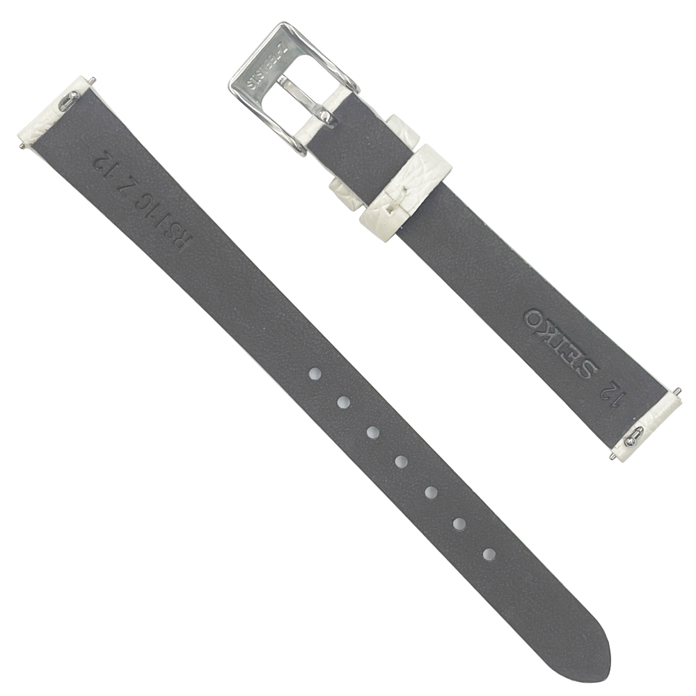 12mm Seiko ремень RS11C12WT машина f корова кожа wani maru f type вдавлено порез ./ эмаль отделка белый Smart перемена новый товар не использовался стандартный товар бесплатная доставка 