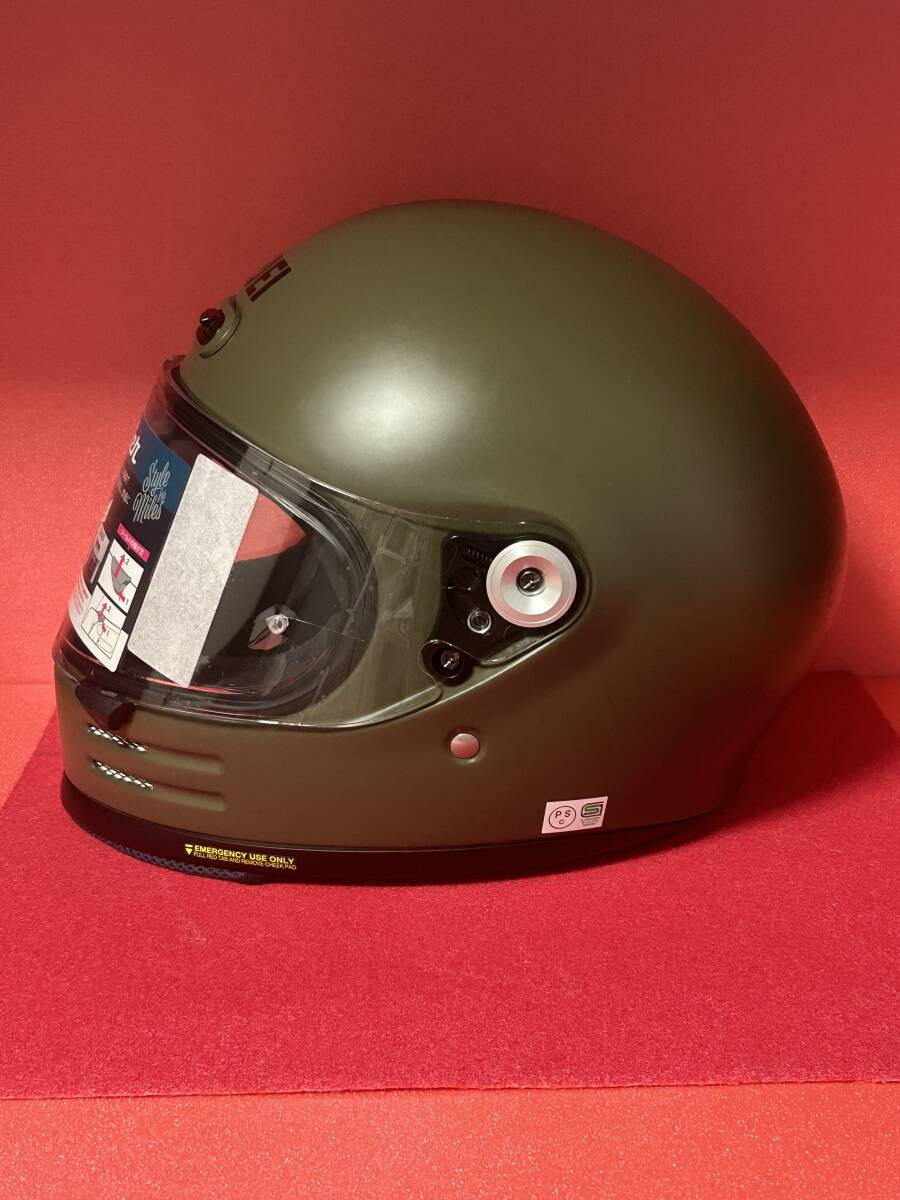 [ не использовался . близкий ] Shoei грамм Star moss green L размер ( период ограниченная модель )