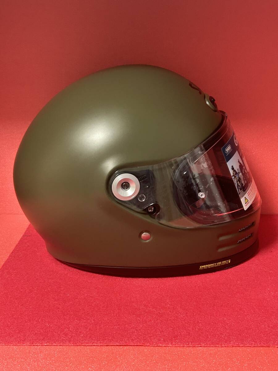 [ не использовался . близкий ] Shoei грамм Star moss green L размер ( период ограниченная модель )