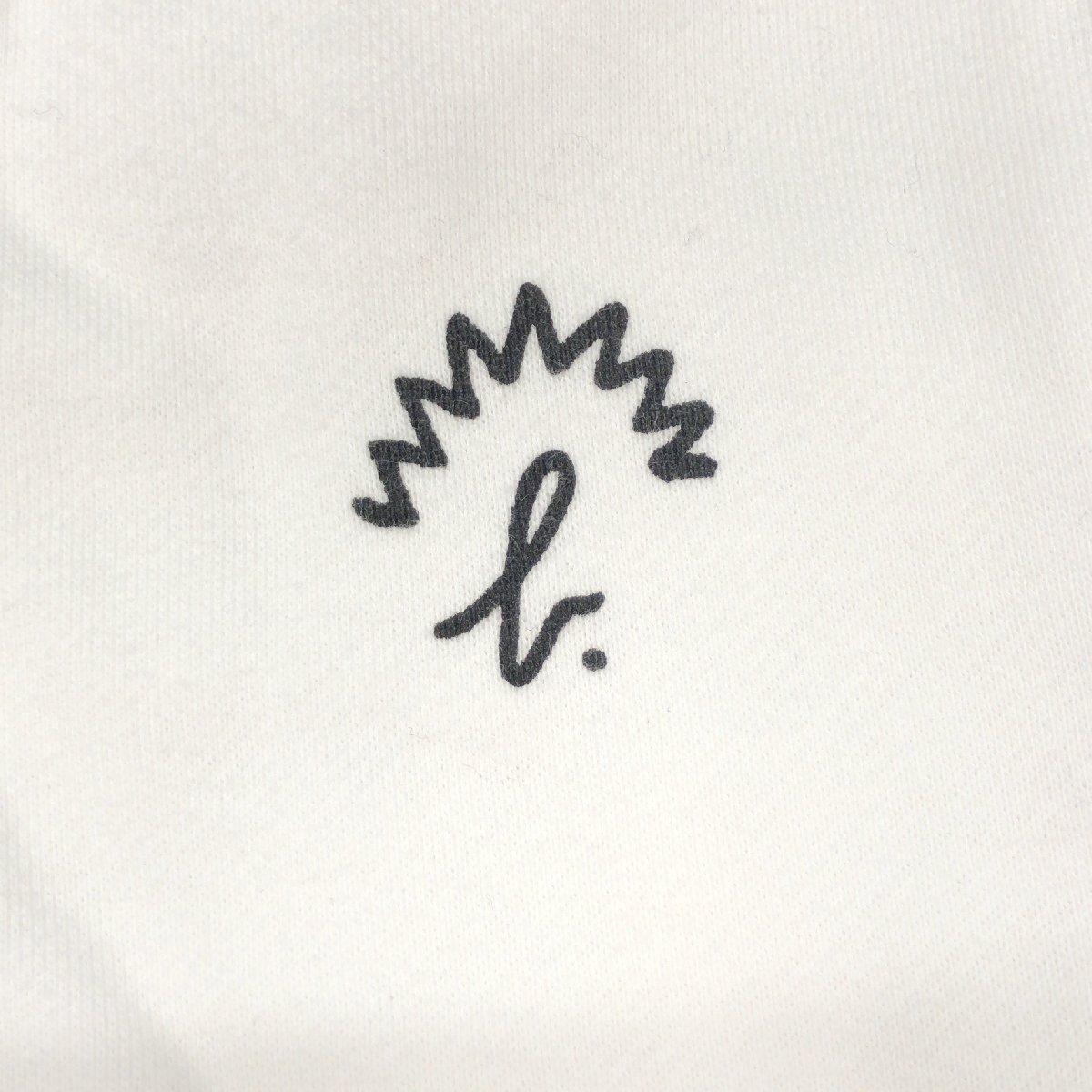 ●agnes b. ×Adam et Rope アニエスベー アダムエロペ 定価16,200円 裏起毛 スウェット トレーナー S 白 ホワイト 日本製 レディース 婦人_画像4