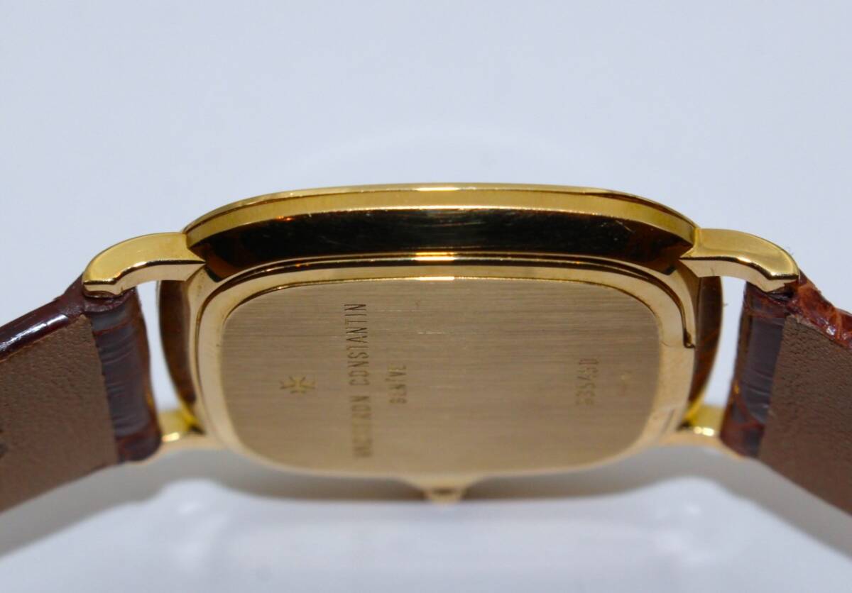 * часы *VACHERON CONSTANTIN (vashu long * темно синий s Tintin )*33095/1*W циферблат мужской механический завод наручные часы работа товар *[VRW-1492]