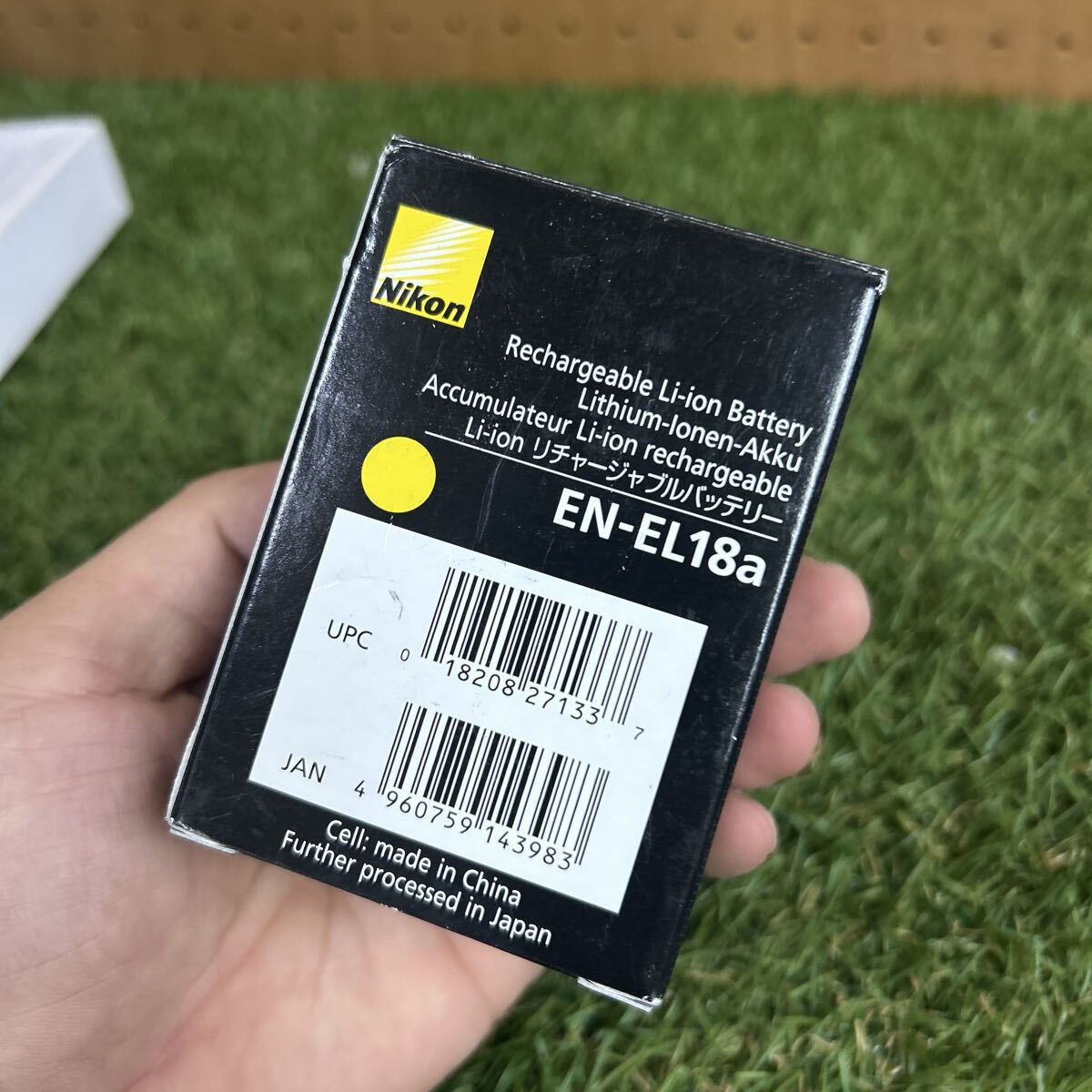 ★ニコンの「Li-ionリチャージャブルバッテリー EN-EL18a」箱入★_画像2
