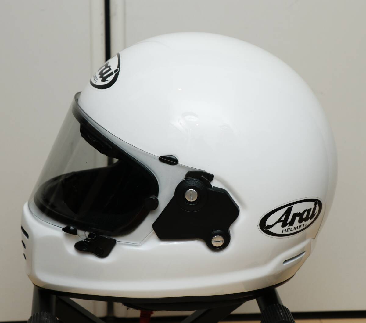 Arai RAPIDE-NEOla пирог do Neo белый size L(59-60cm) б/у дополнение зеркало защита имеется ARAI 