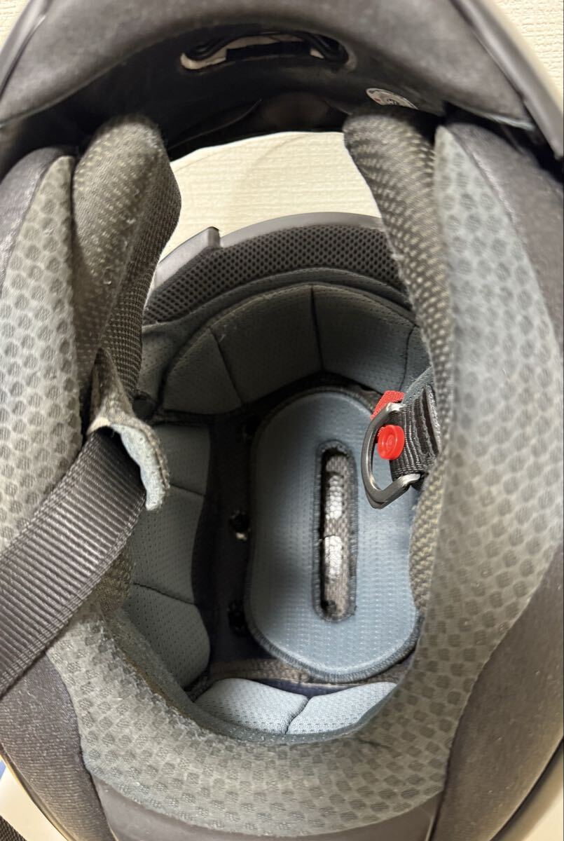 Arai ARAI RX-7 RR5 белый 57.58cm M размер выгорел цвет царапина есть full-face 