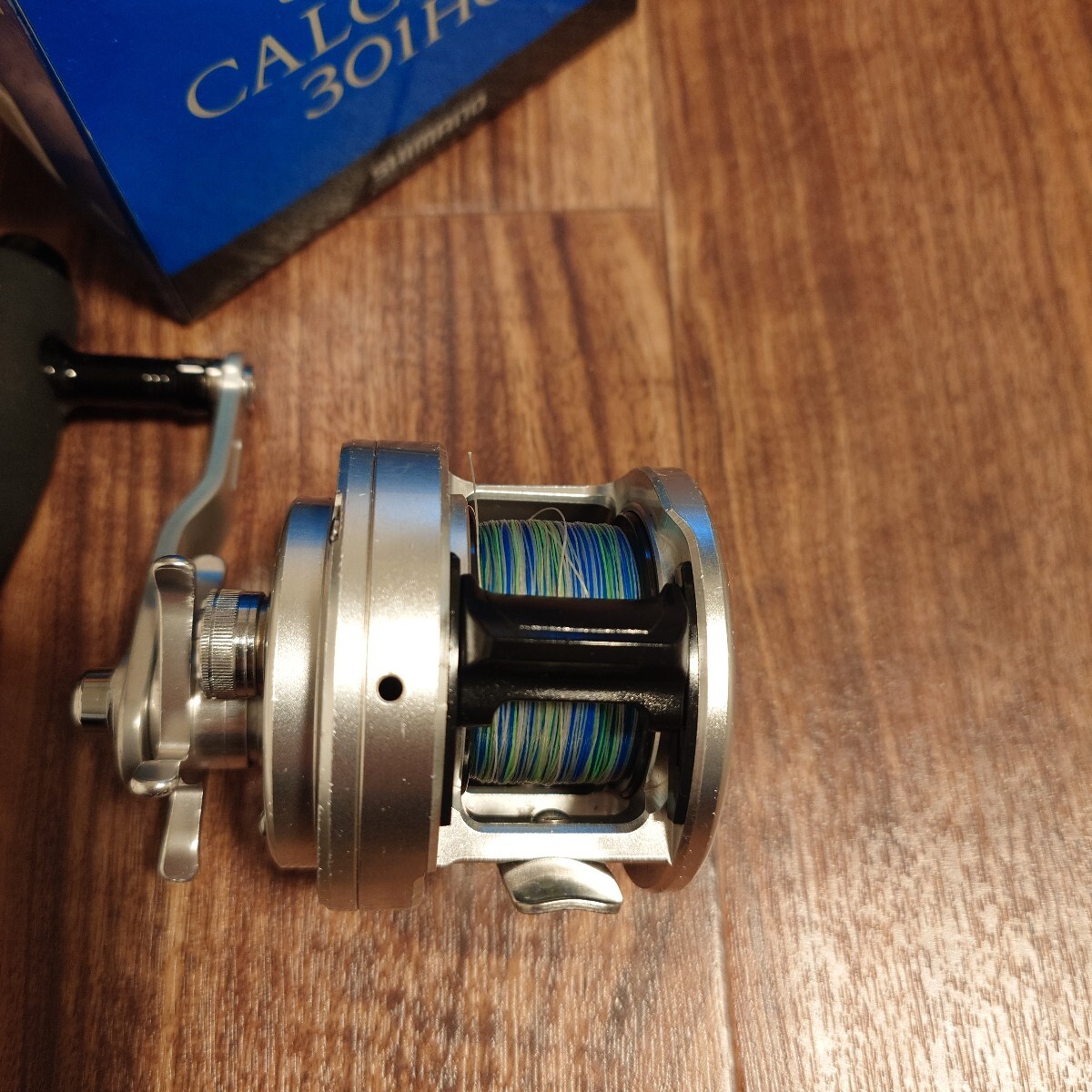 13オシアカルカッタ301HG SHIMANO　オーシャンマークハンドルノブ付_画像9