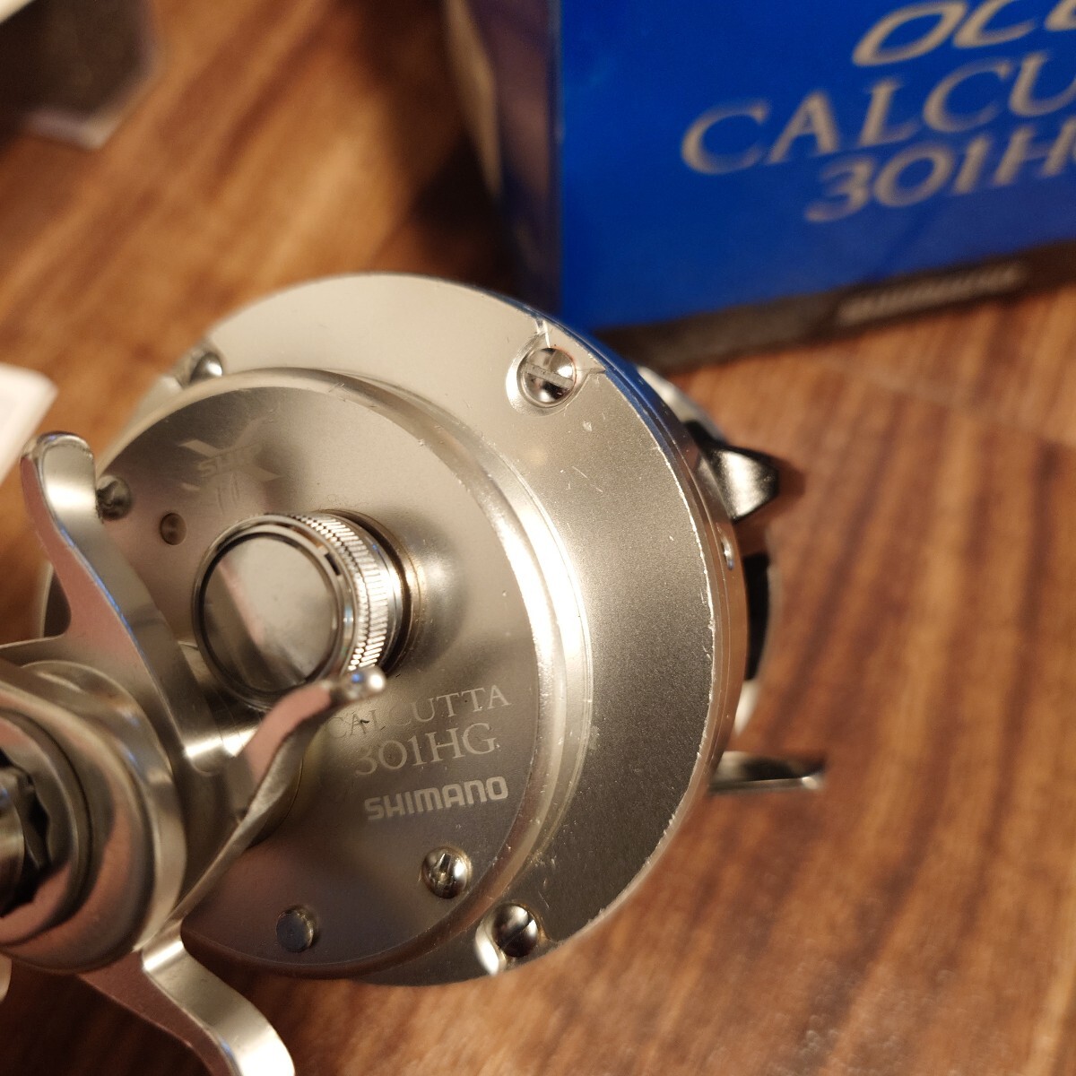13オシアカルカッタ301HG SHIMANO　オーシャンマークハンドルノブ付_画像10